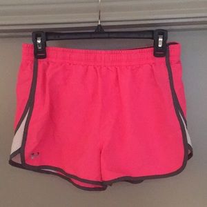 Under Armour pink athletic shorts